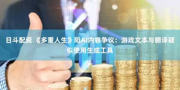 日斗配资 《多重人生》陷AI内容争议：游戏文本与翻译疑似使用生成工具